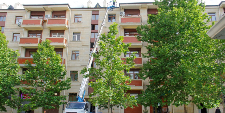 Naftalanda abadlıq və sanitariya tədbirləri aparılıb