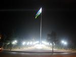 Naftalan şəhərinin gecə görüntüləri